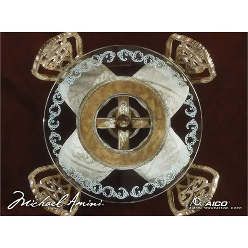 56001-25 Aico Furniture Torino Dining Room Furniture Dining Table