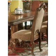 53033-24 Aico Furniture Monte Carlo Pecan Dining Room Furniture Dining Chair