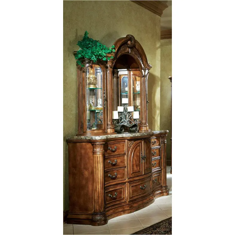 53061-24 Aico Furniture Monte Carlo Pecan Bedroom Furniture Mirror