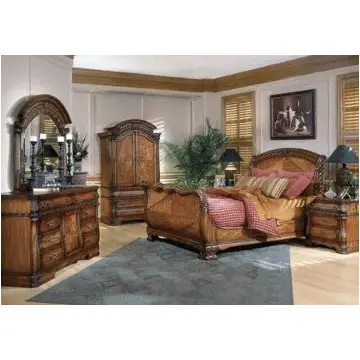31016-42 Aico Furniture Royal Oak Bedroom Furniture Bed