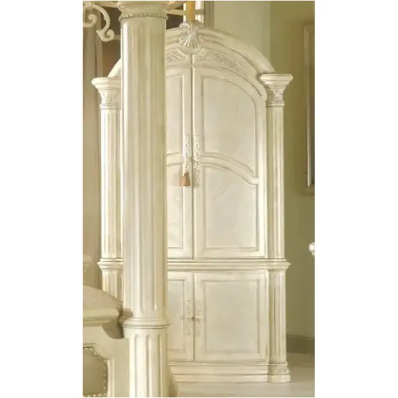 53080t-07 Aico Furniture Monte Carlo Snow Bedroom Furniture Armoire