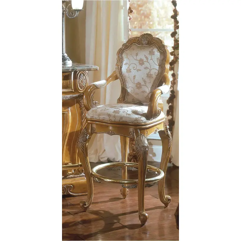 63504-27 Aico Furniture Trevi Accent Furniture Stool