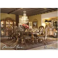 68000t-28 Aico Furniture Venetian Dining Room Furniture Dining Table