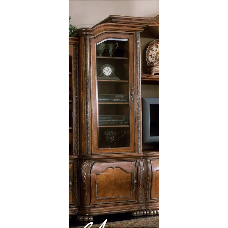 60091-23 Aico Furniture Eden Home Entertainment Furniture Entertainment Center