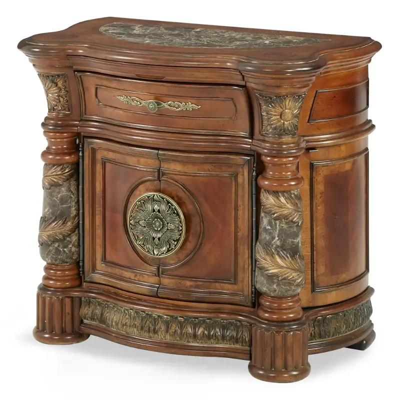 72040-55 Aico Furniture Villa Valencia Bedroom Furniture Nightstand