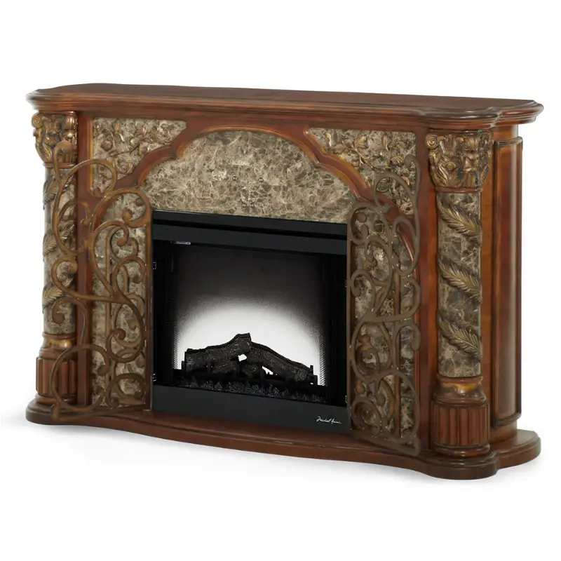 72220-55 Aico Furniture Villa Valencia Fireplace With Insert