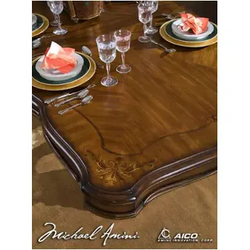 75002t-39 Aico Furniture Chateau Beauvais Dining Room Furniture Dining Table