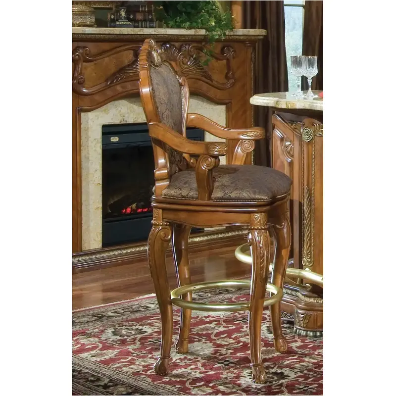 65504r-28 Aico Furniture Cortina Accent Furniture Stool