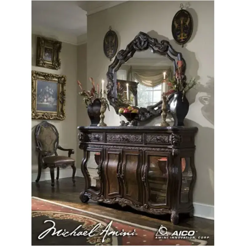 76067-57 Aico Furniture Essex Manor Dining Room Furniture Mirror