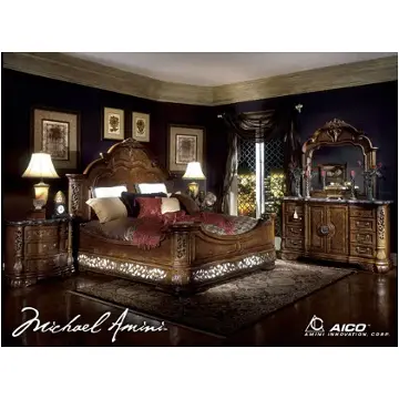 59011-47 Aico Furniture Excelsior Bedroom Furniture Bed