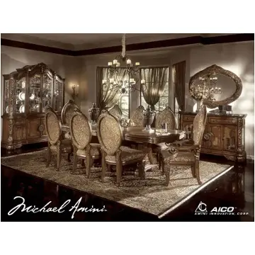59002t-47 Aico Furniture Excelsior Dining Room Furniture Dining Table