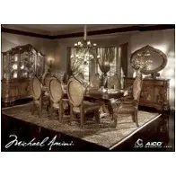 59002t-47 Aico Furniture Excelsior Dining Room Furniture Dining Table