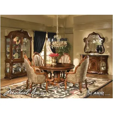 69001t-34 Aico Furniture Moulin Rouge Dining Room Furniture Dining Table