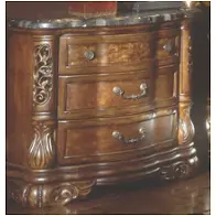 67040-83 Aico Furniture Oppulente Regal Black Bedroom Furniture Nightstand