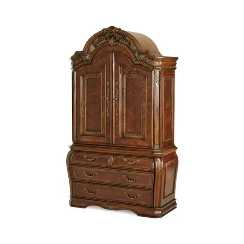67080t-52 Aico Furniture Oppulente Sienna Spice Bedroom Furniture Armoire