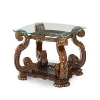 67202-52 Aico Furniture Oppulente Sienna Spice Living Room Furniture End Table