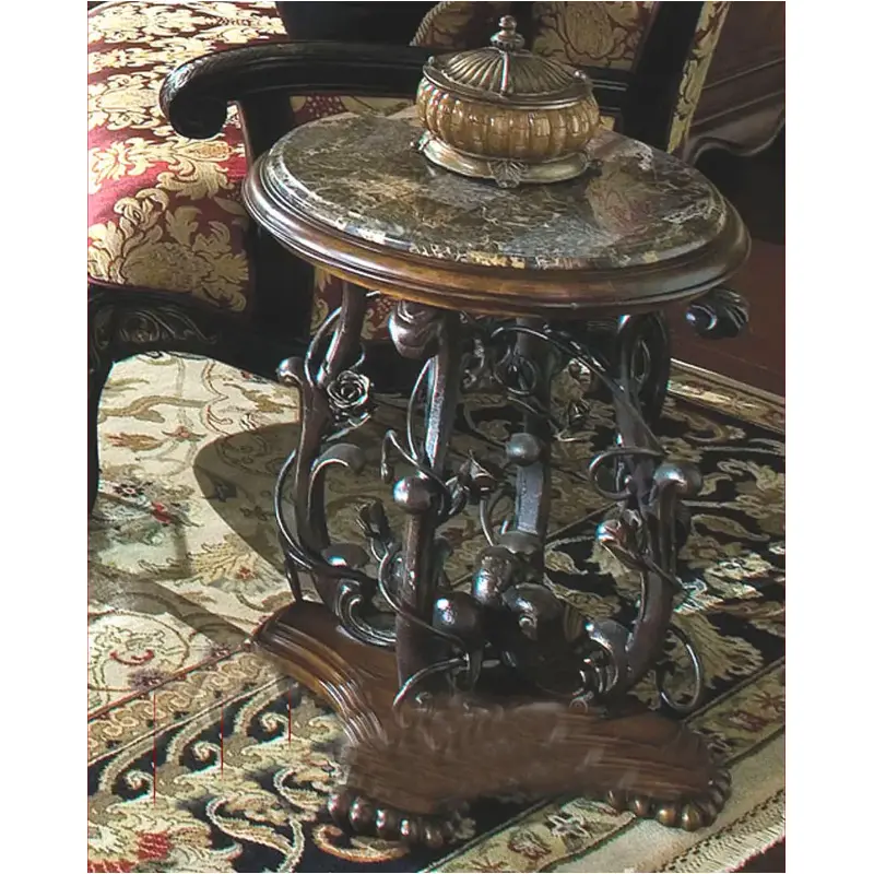 67222-84 Aico Furniture Oppulente Sienna Spice Living Room Furniture End Table