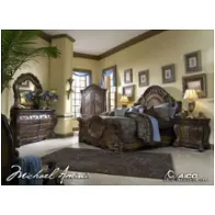 74011-56 Aico Furniture Romanza Bedroom Furniture Bed