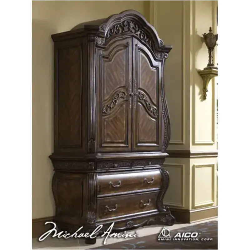 74080t-56 Aico Furniture Romanza Bedroom Furniture Armoire