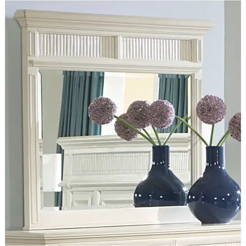 86060-02 Aico Furniture Tides Island White Bedroom Furniture Mirror