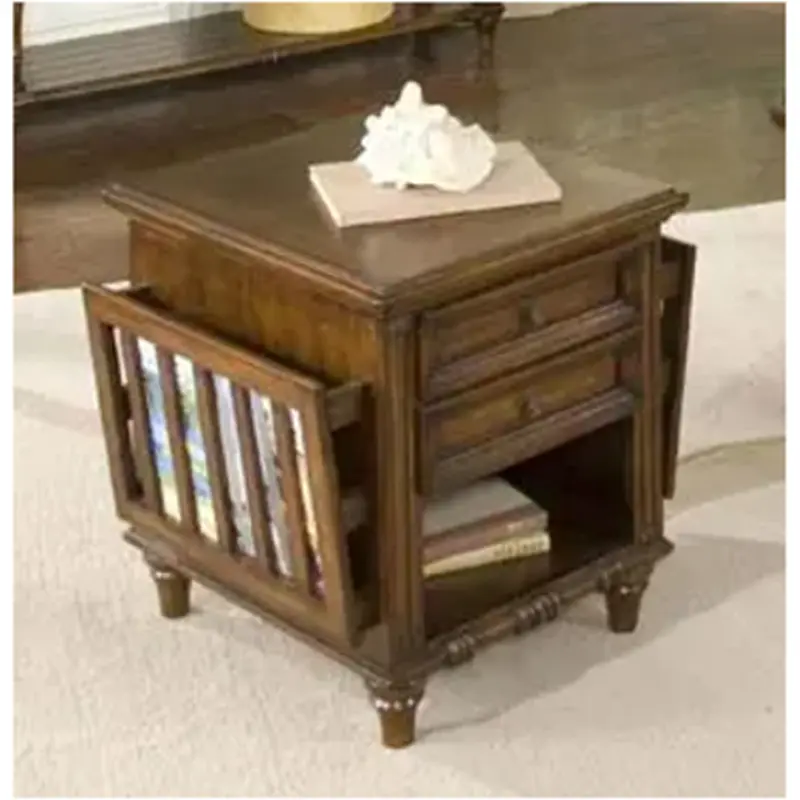86202-36 Aico Furniture Tides Bungalow Brown Living Room Furniture End Table