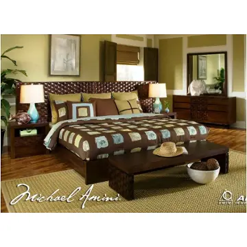 87014-32 Aico Furniture Tropiko Bedroom Furniture Bed