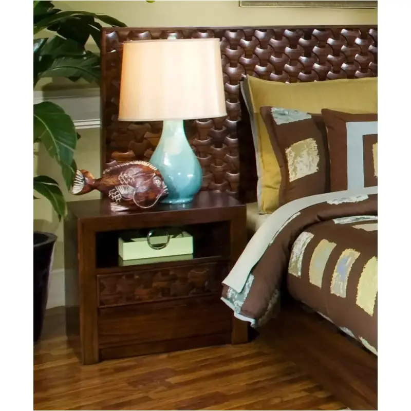 87040-32 Aico Furniture Tropiko Bedroom Furniture Nightstand