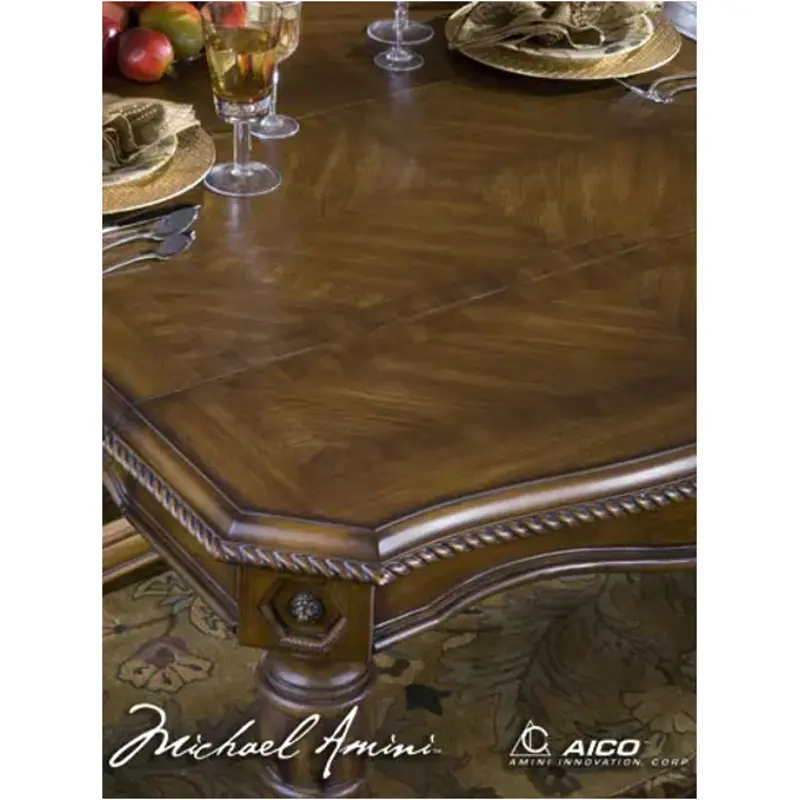 37000t-58 Aico Furniture Vizcaya Dining Room Furniture Dining Table