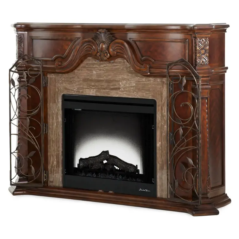 70220-54 Aico Furniture Windsor Court Fireplace With Insert