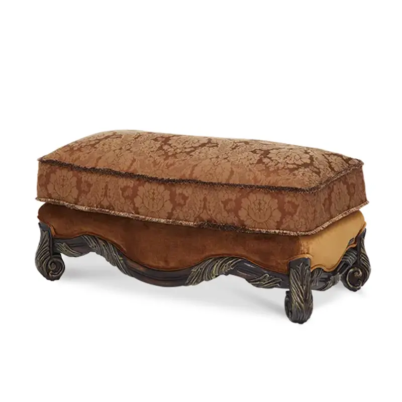 76877-dpbrn-57 Aico Furniture Essex Manor Living Room Furniture Ottoman