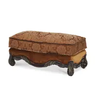 76877-dpbrn-57 Aico Furniture Essex Manor Living Room Furniture Ottoman