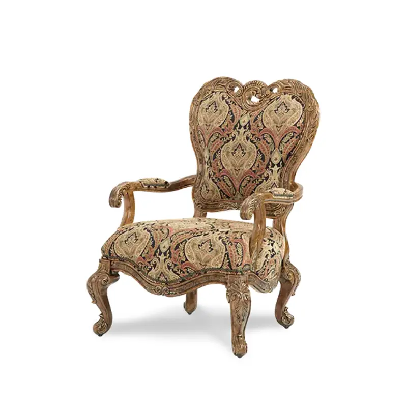 71834-rdblk-35 Aico Furniture Palais Royale Living Room Furniture Living Room Chair