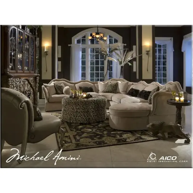 Fs-tledo12-stn-00 Aico Furniture Freestanding Living Room Furniture Sectional