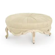 54879-chpgn-04 Aico Furniture Lavelle Blanc Living Room Furniture Ottoman