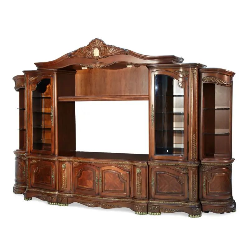 65081t-28 Aico Furniture Cortina Home Entertainment Furniture Entertainment Center