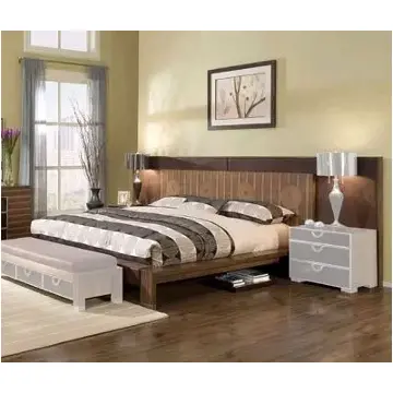 23014wp-12-ck Aico Furniture Exiterra Bedroom Furniture Bed