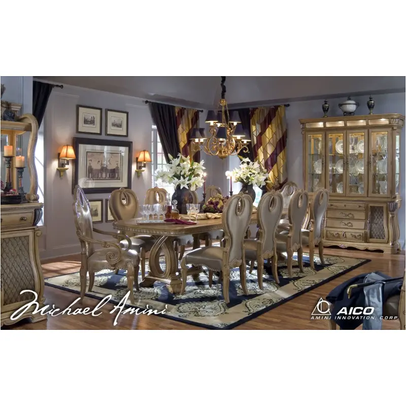 55002t-06 Aico Furniture Grande Aristocrat Dining Room Furniture Dining Table