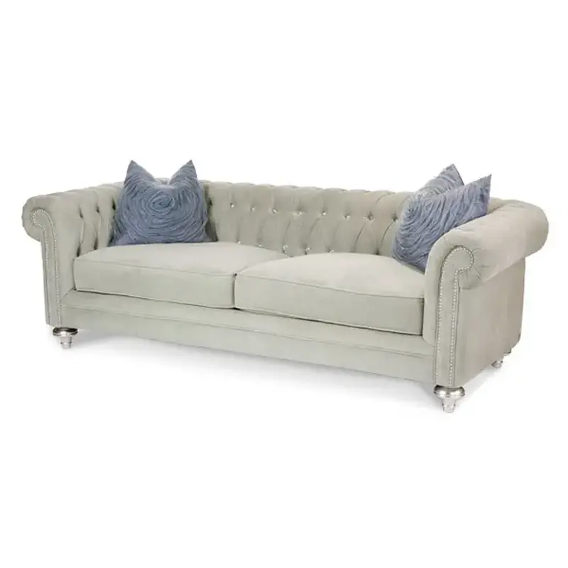 03815-pltnm-05 Aico Furniture Hollywood Swank Living Room Furniture Sofa