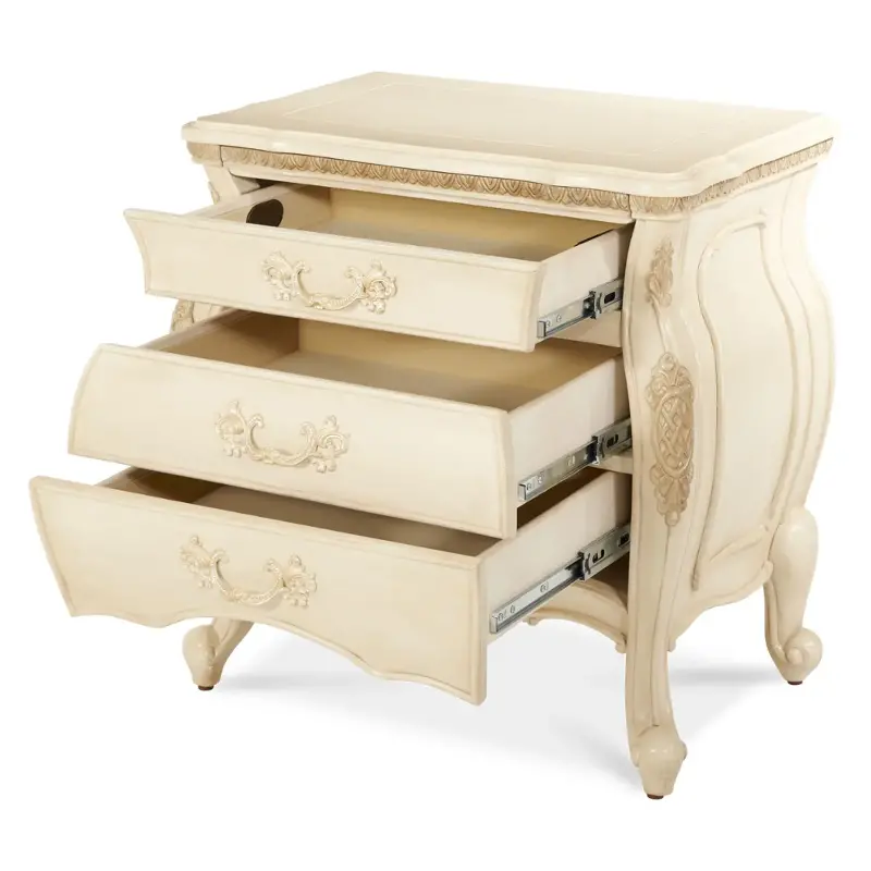 54040-04 Aico Furniture Lavelle Blanc Nightstand-blanc
