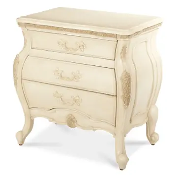 54040-04 Aico Furniture Lavelle Blanc Bedroom Furniture Nightstand