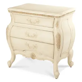 54040-04 Aico Furniture Lavelle Blanc Bedroom Furniture Nightstand
