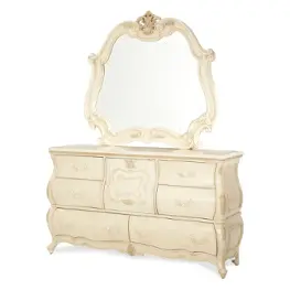 54060-04 Aico Furniture Lavelle Blanc Bedroom Furniture Mirror