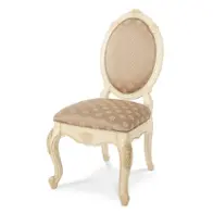 54003n-04 Aico Furniture Lavelle Blanc Dining Room Furniture Dining Chair