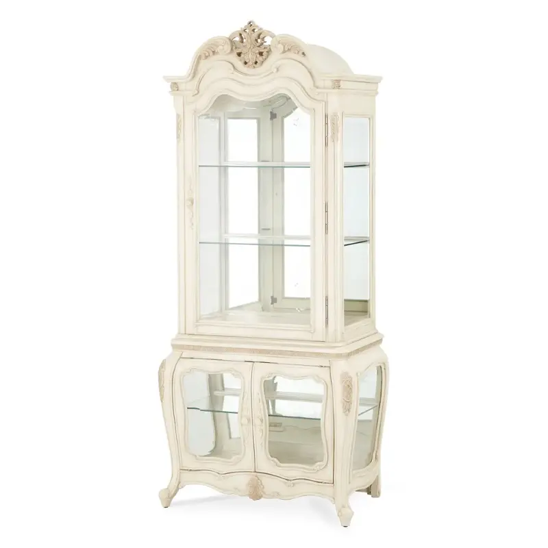 54505t-04 Aico Furniture Lavelle Blanc Dining Room Furniture Curio