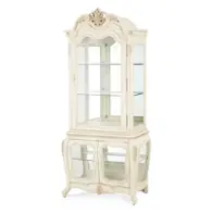 54505t-04 Aico Furniture Lavelle Blanc Dining Room Furniture Curio
