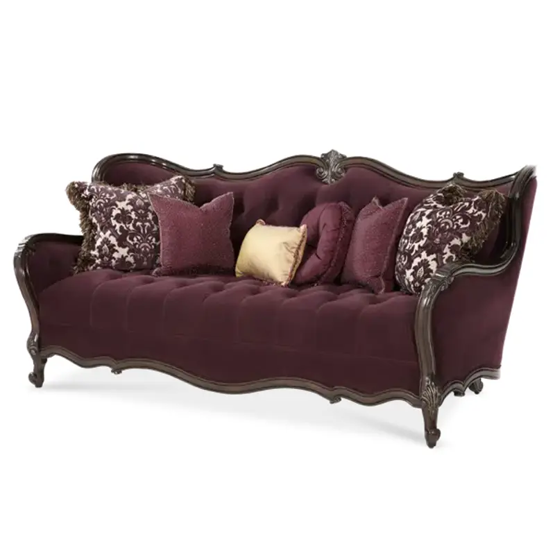 54815-dkplm-59 Aico Furniture Lavelle Truffle Living Room Furniture Sofa