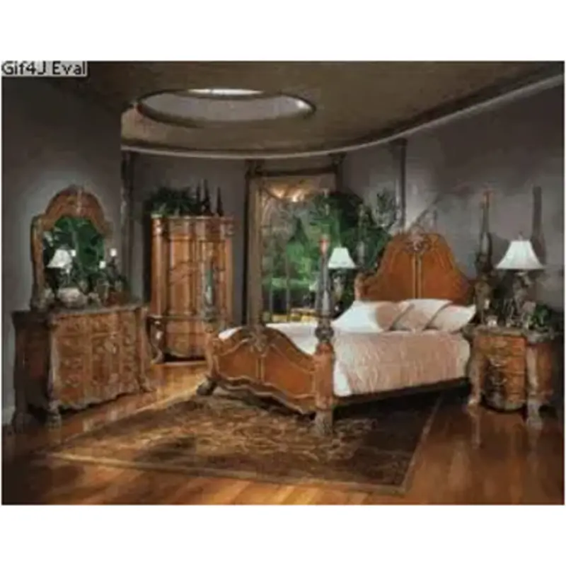 52015-23-ek Aico Furniture Paradisio Bedroom Furniture Bed