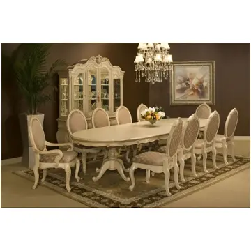 54002t-04 Aico Furniture Lavelle Blanc Dining Room Furniture Dining Table