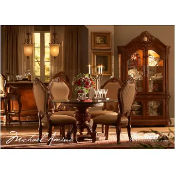 65001-28 Aico Furniture Cortina Dining Room Furniture Dining Table