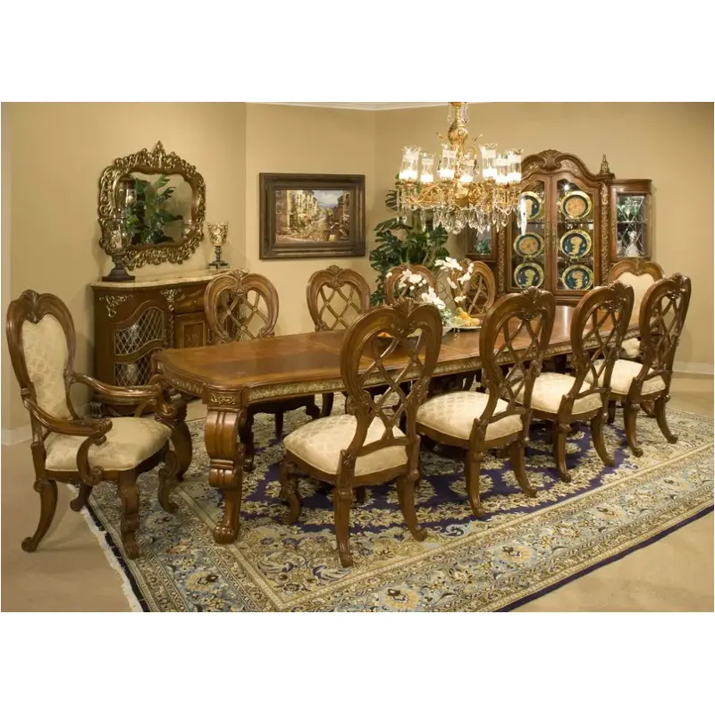 N68000t-28 Aico Furniture Venetian Ii Dining Room Furniture Dining Table